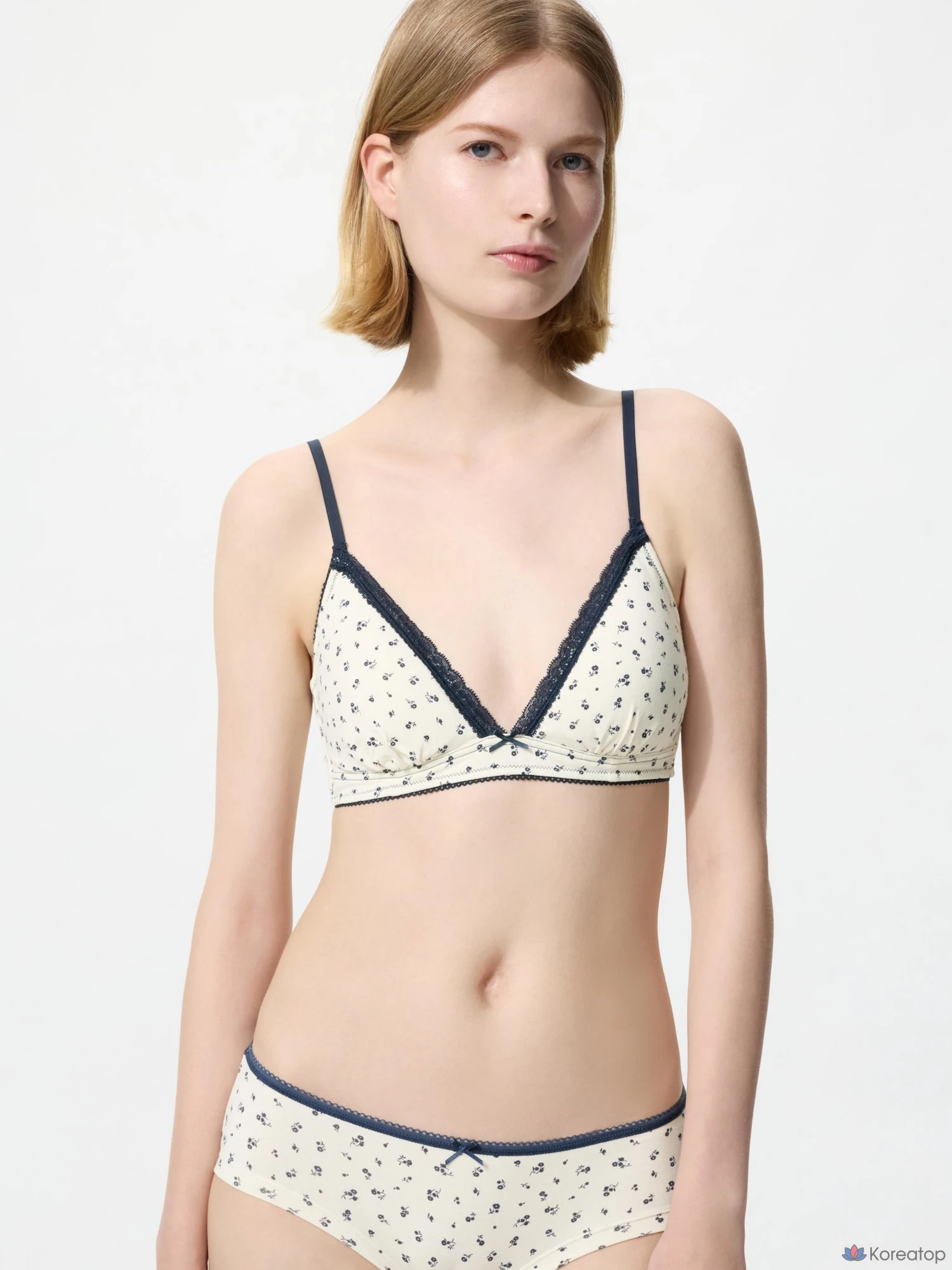 Бюстгальтер Uniqlo Cotton Wireless Bra Triangle