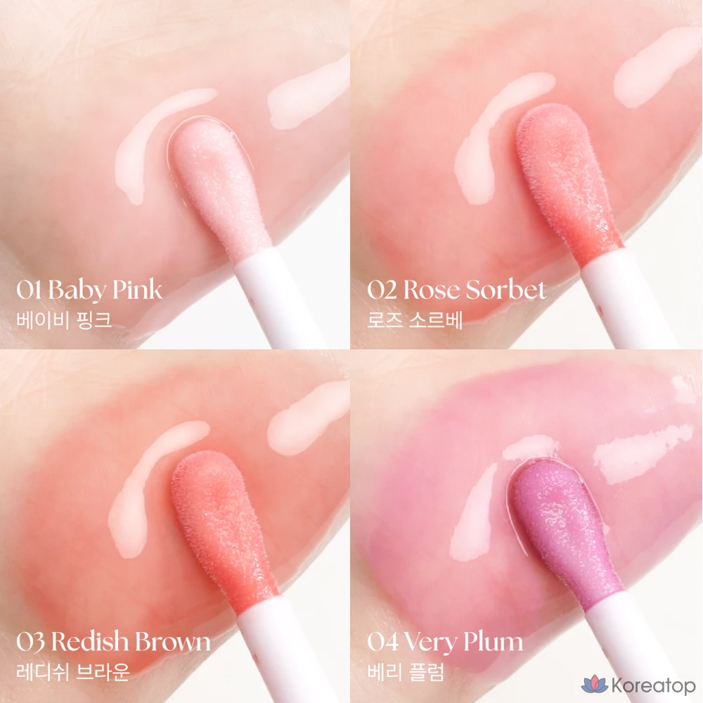 Масло для губ YNM Dew Drop, 1 шт., 2,5 г, розовый сорбет 02, фото 3