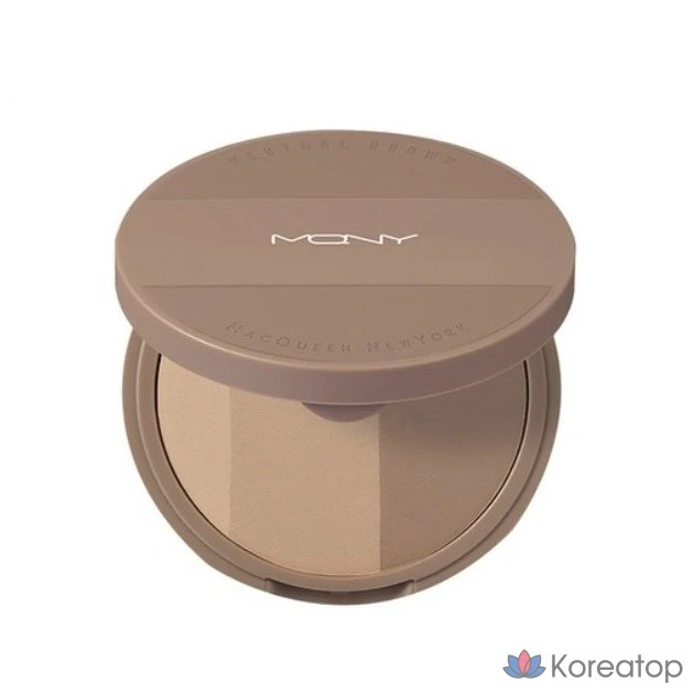 Макияж Mqny New York Fake Up 3-Color Shading, 9 г, нейтрально-коричневый цвет, 1 шт.