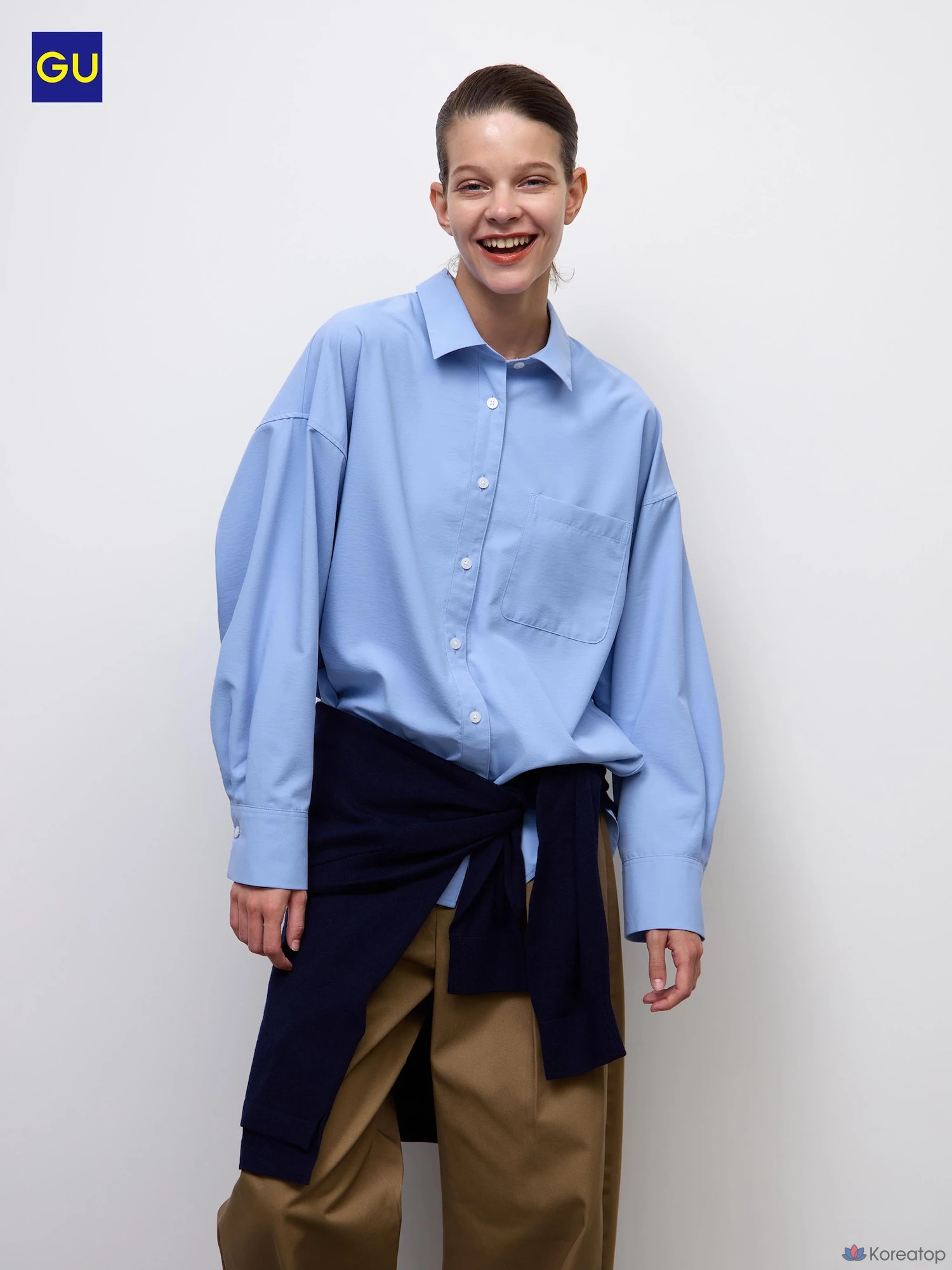 Рубашка Uniqlo Dolman Sleeve Shirt