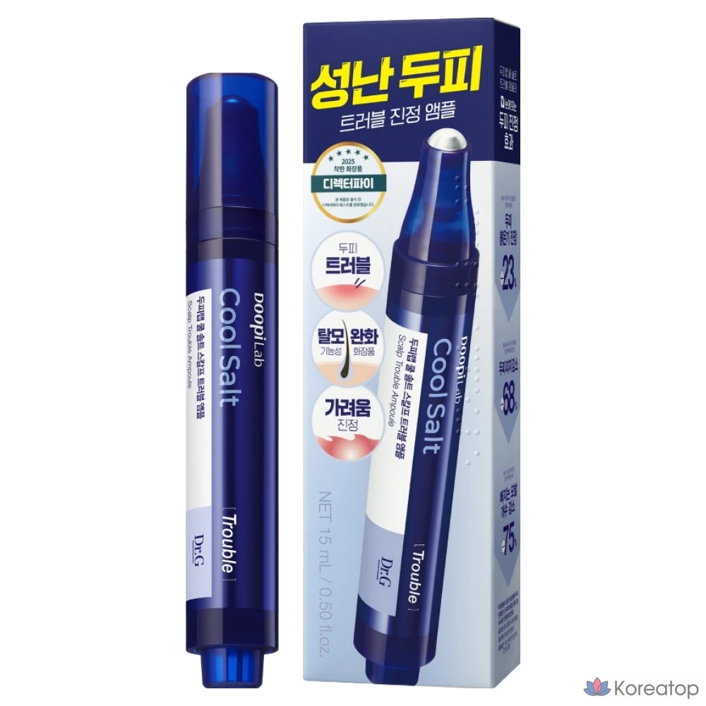 Dr.G Scalp Lab Cool Salt Scalp Trouble Ampoule, 15 мл, 1 шт.