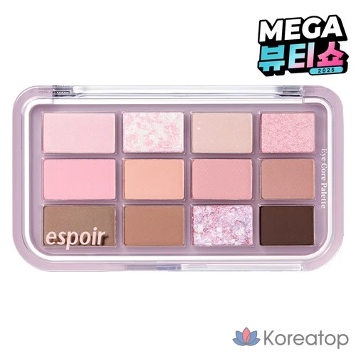 Палетка теней для век Espoir Eye Core Palette, № 7, оттенок Pink Oat Latte, 1 шт.