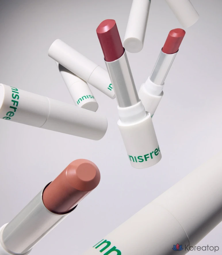 Матовая помада Innisfree Airy Matte Lipstick, 3,5 г, 1 шт., № 2, оттенок Mood Orange, фото 7