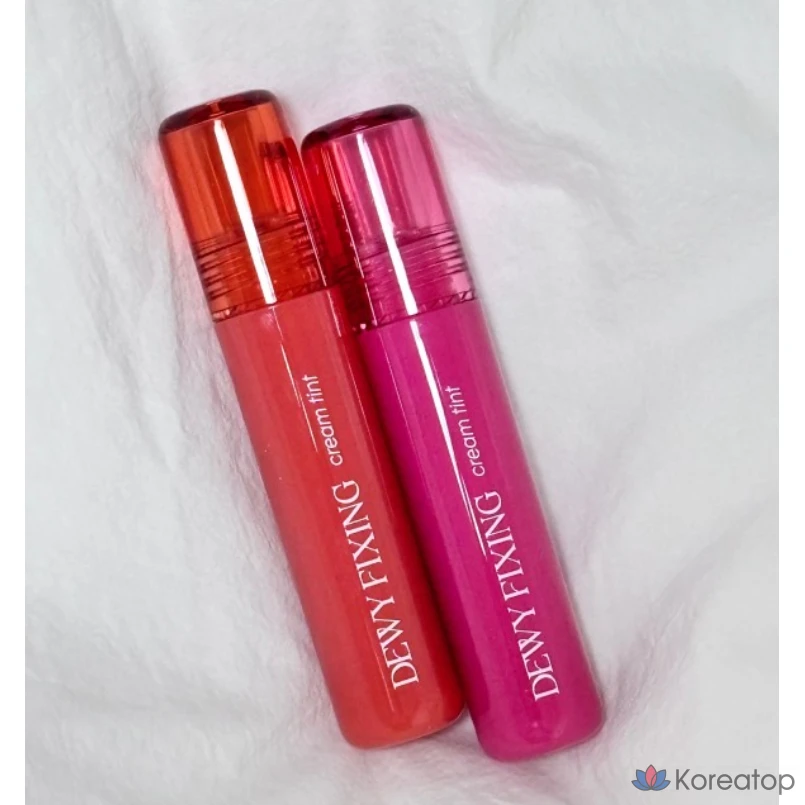 Derma Factory Dewy Fixing Cream Tint, 6 видов, 4 г, Glow Tint, Увлажняющий кремовый тонирующий гель для сияния кожи, стойкий тон, аромат «Роза и ром», 1 шт.