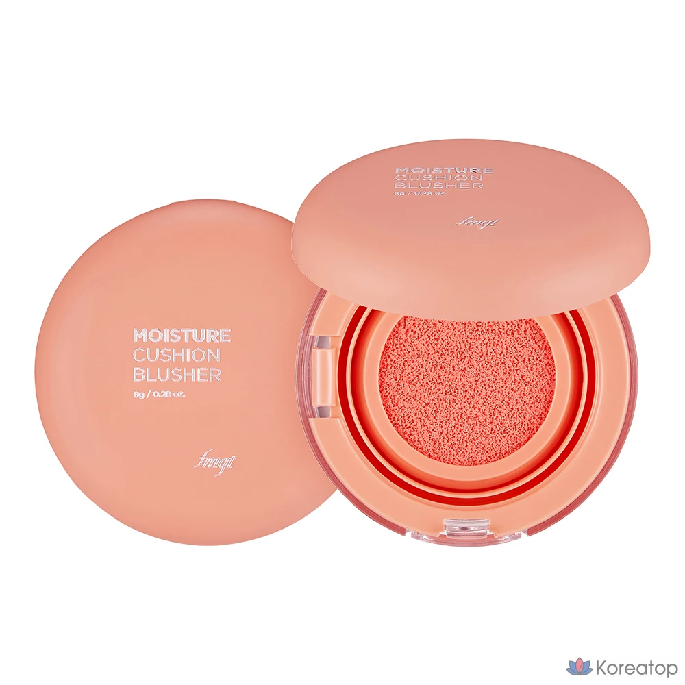 Увлажняющие румяна-кушон The Face Shop, 8 г, цвет 03, коралловый, 1 шт.