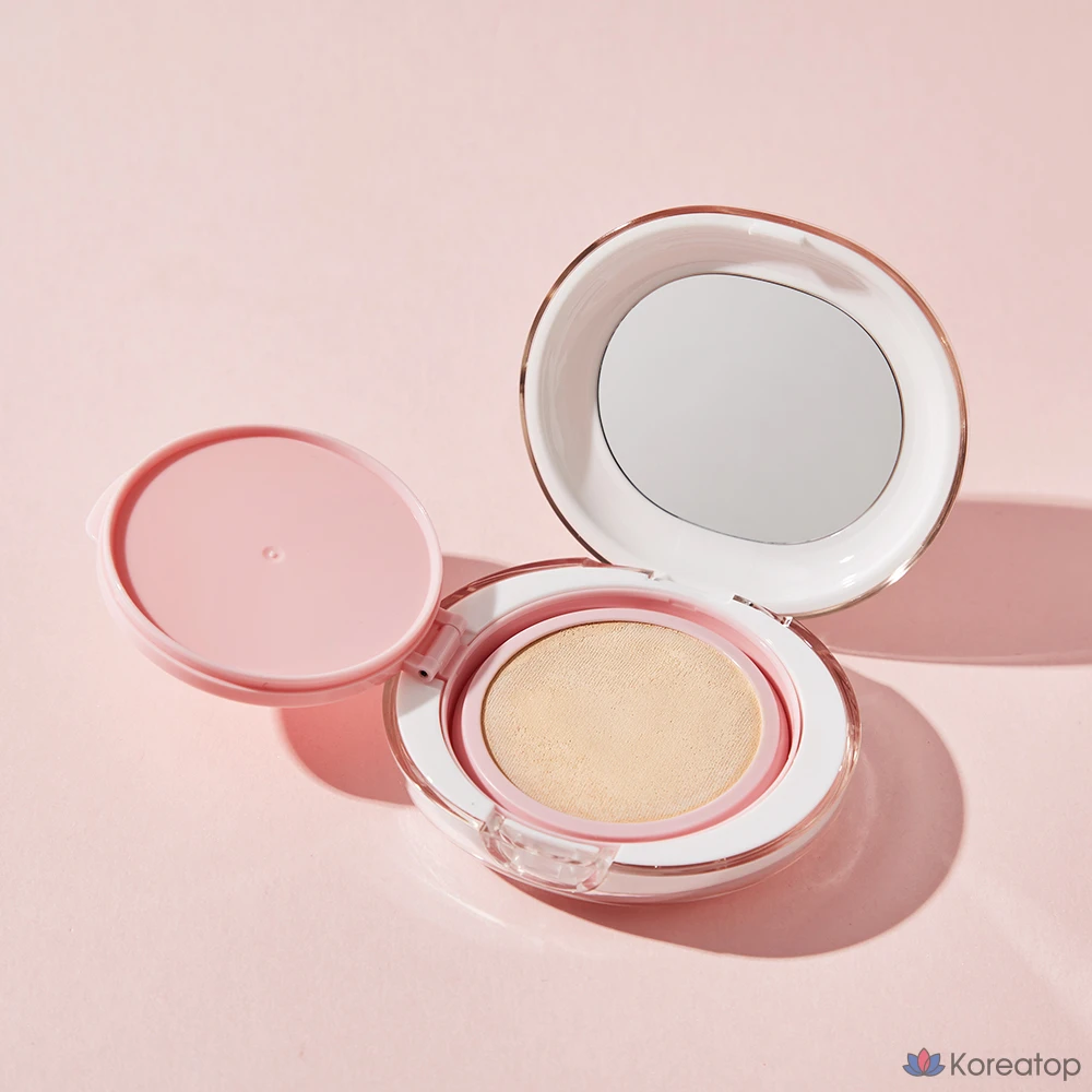 Сменный блок для тонального крема AMUSE Dew Power Cushion, 15 г, 1,5 натурального цвета, 1 шт., фото 5