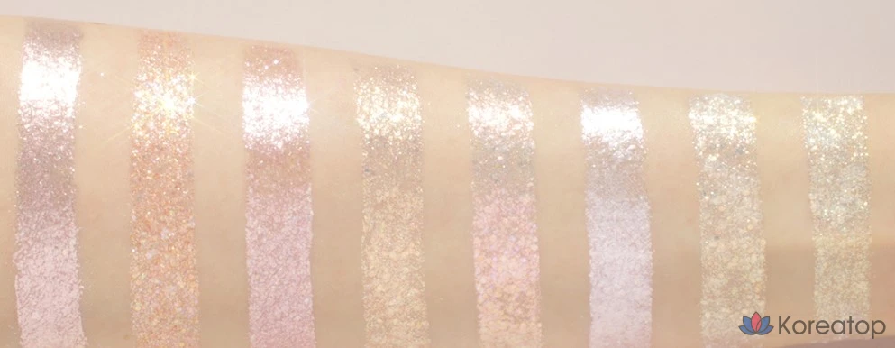 Жидкие блестки Dasique Starlit Jewel 1,8 г, 06 розовых кристаллов, 1 шт., фото 7