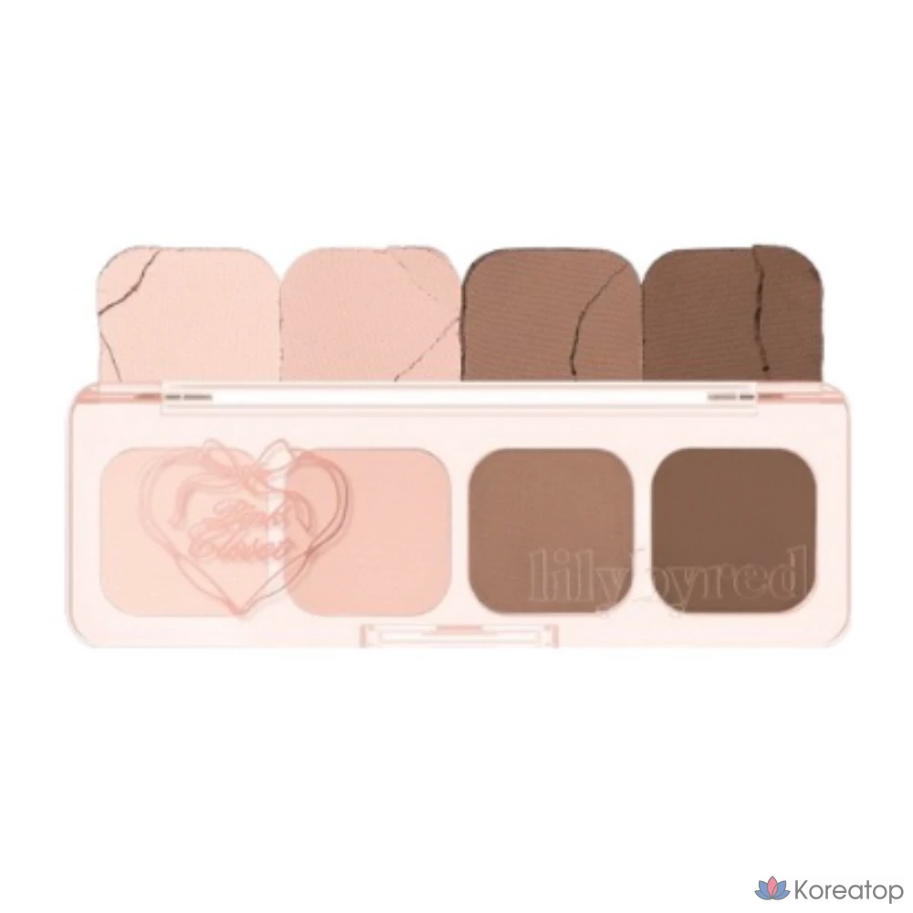 Палетка теней Lilybyred Mood It Palette AD 3,2 г, оттенок 06 Мягкий Теплый тон, 1 шт.