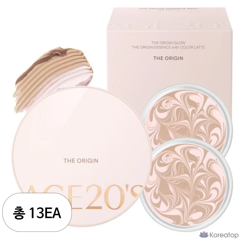 Тональный крем Diorigin Essence Foundation Pact, 12,5 г, 1 сменный блок, 12,5 г, № 13, оттенок Pink Latte, 13 штук.