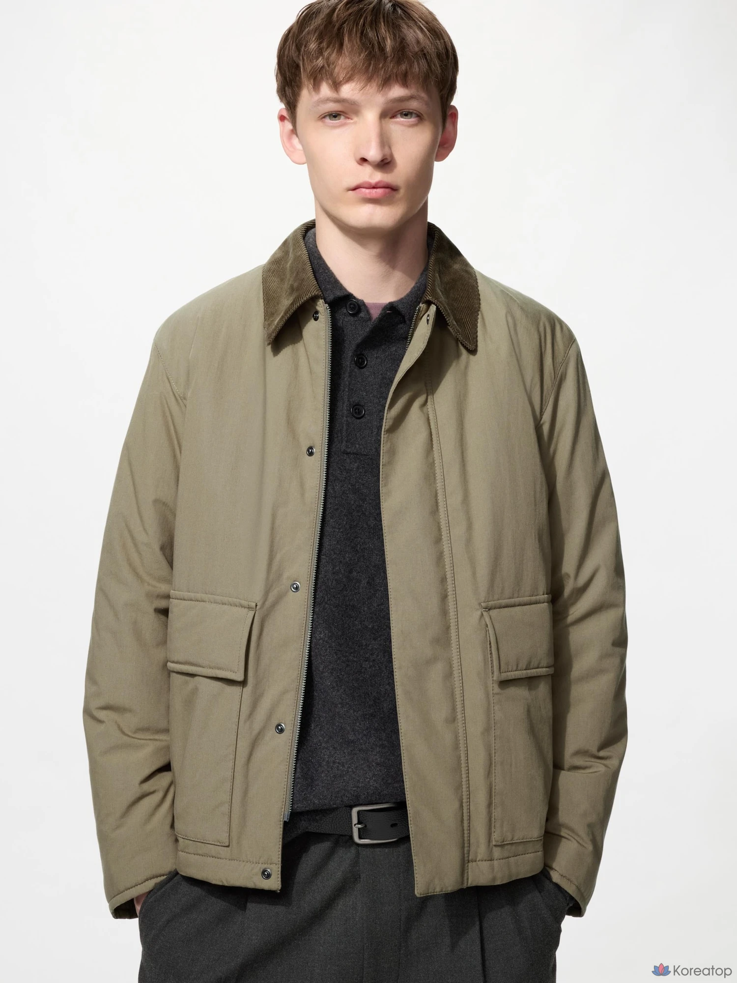 Утепленная куртка-блузон Uniqlo Padded Short Blouson
