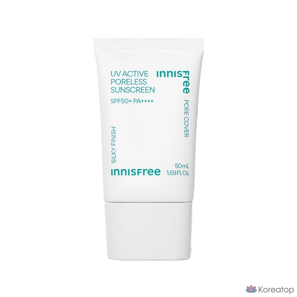 Солнцезащитный крем Innisfree UV Active Poreless Sunscreen SPF50+ PA++++, 50 мл, 1 шт.