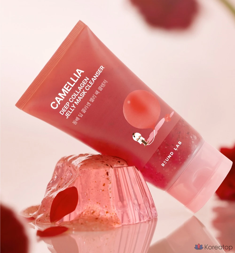 Очищающее средство Round Lab Camellia Deep Collagen Jelly Pack Cleanser, 150 мл, 1 шт.