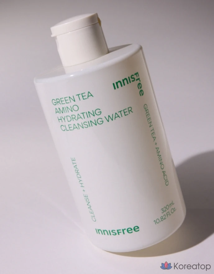 Очищающая вода Innisfree Green Tea Amino Moisture, 320 мл, 1 шт.