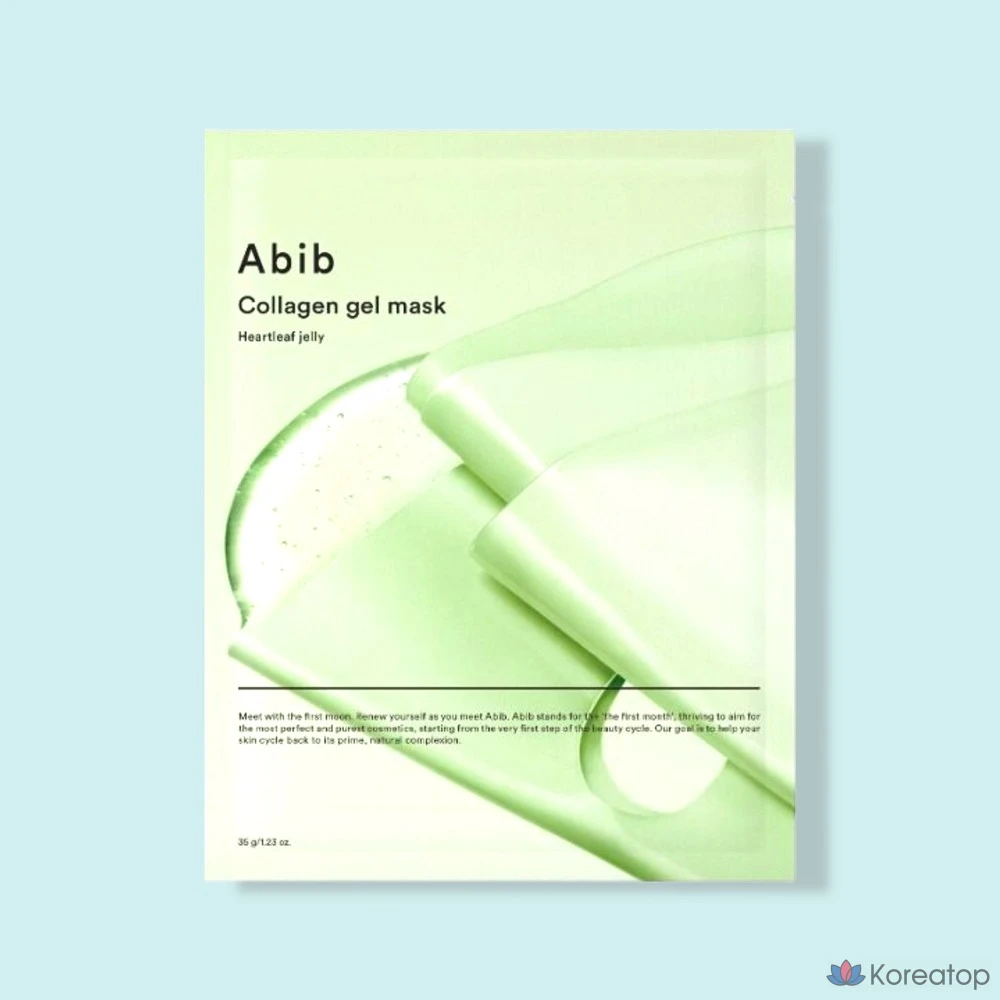 Тканевая маска для лица Abib Collagen Gel Mask Heartleaf Jelly, 35 г, 10 шт.