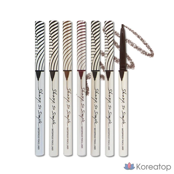 Водостойкий карандаш-лайнер Clio Sharp So Simple, 04 шт., 1 шт.