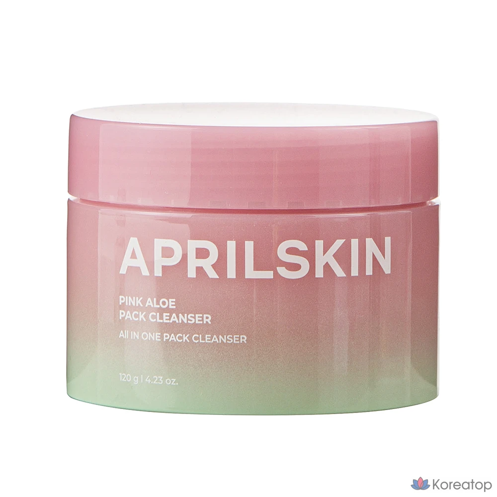 Очищающая маска April Skin Pink Aloe Pack, 1 шт., 120 г