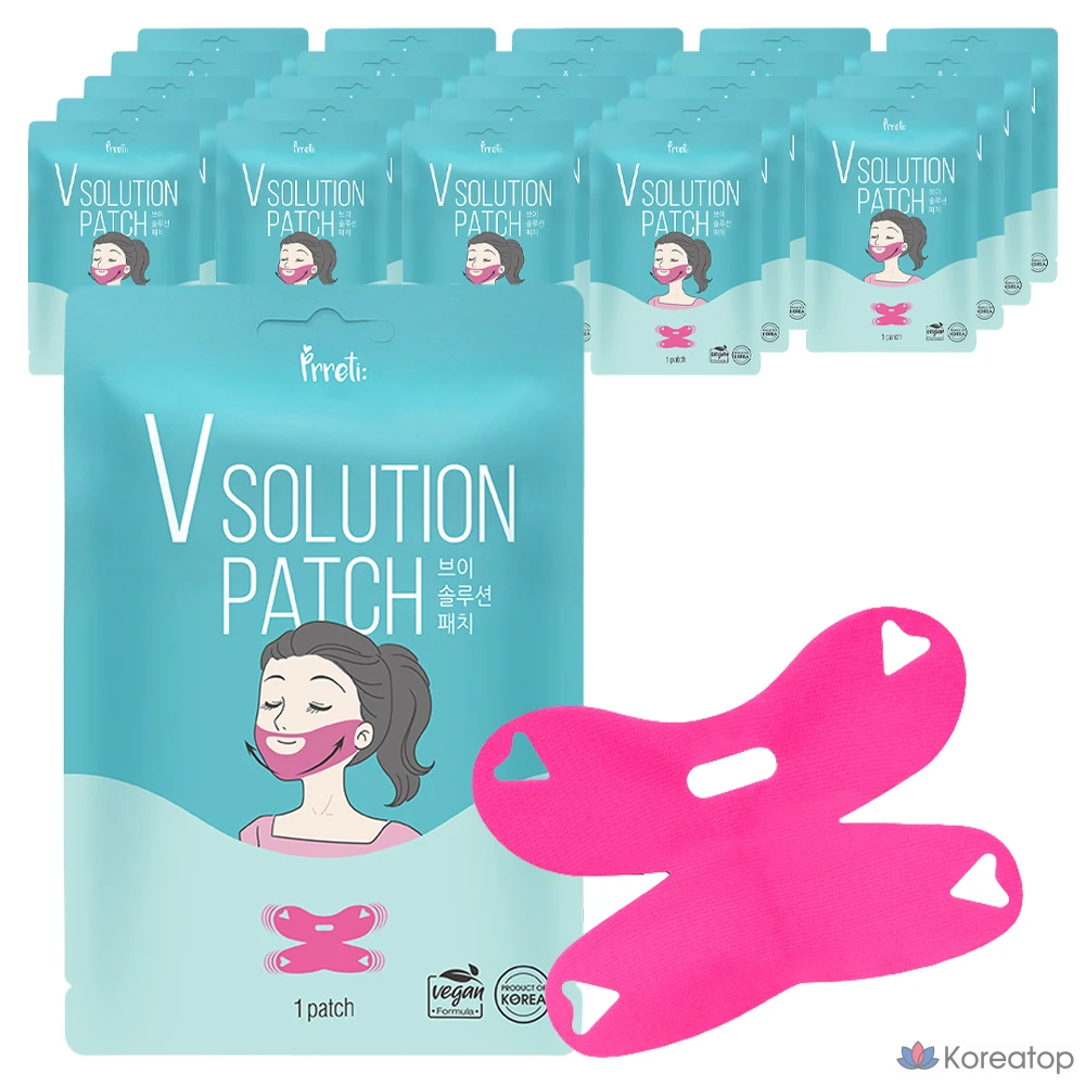 Пластыри Prreti V-Line Solution, 1 упаковка, 25 штук