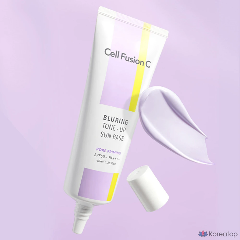 Солнцезащитная база Cellfusion C Blurring Tone-Up Sun Base SPF50+ PA++++, 40 мл, 1 шт.