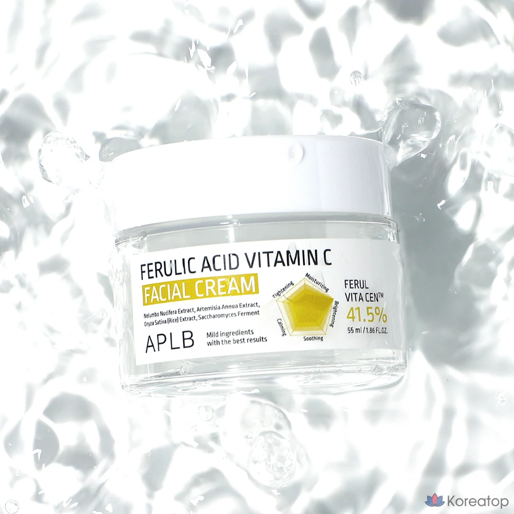 Крем для лица APLB с ферульной кислотой и витамином С, 55 мл, 1 шт.