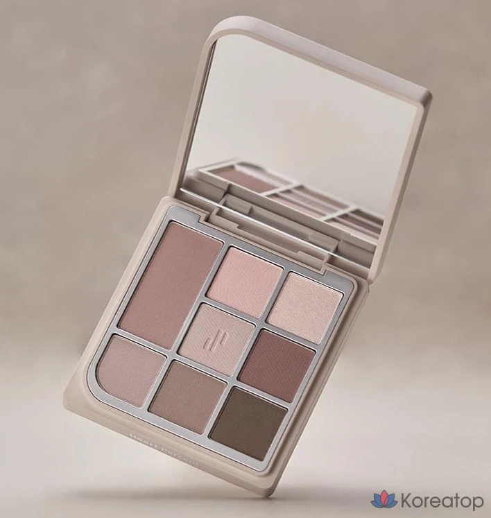 Палетка теней для век Heart Percent Dot On Mood Eye Palette, 08 Neutral Muse Facet, 1 шт.