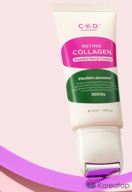 Крем от морщин на шее CKD Retino Collagen Guasha 50 мл (2 шт.), фото 2