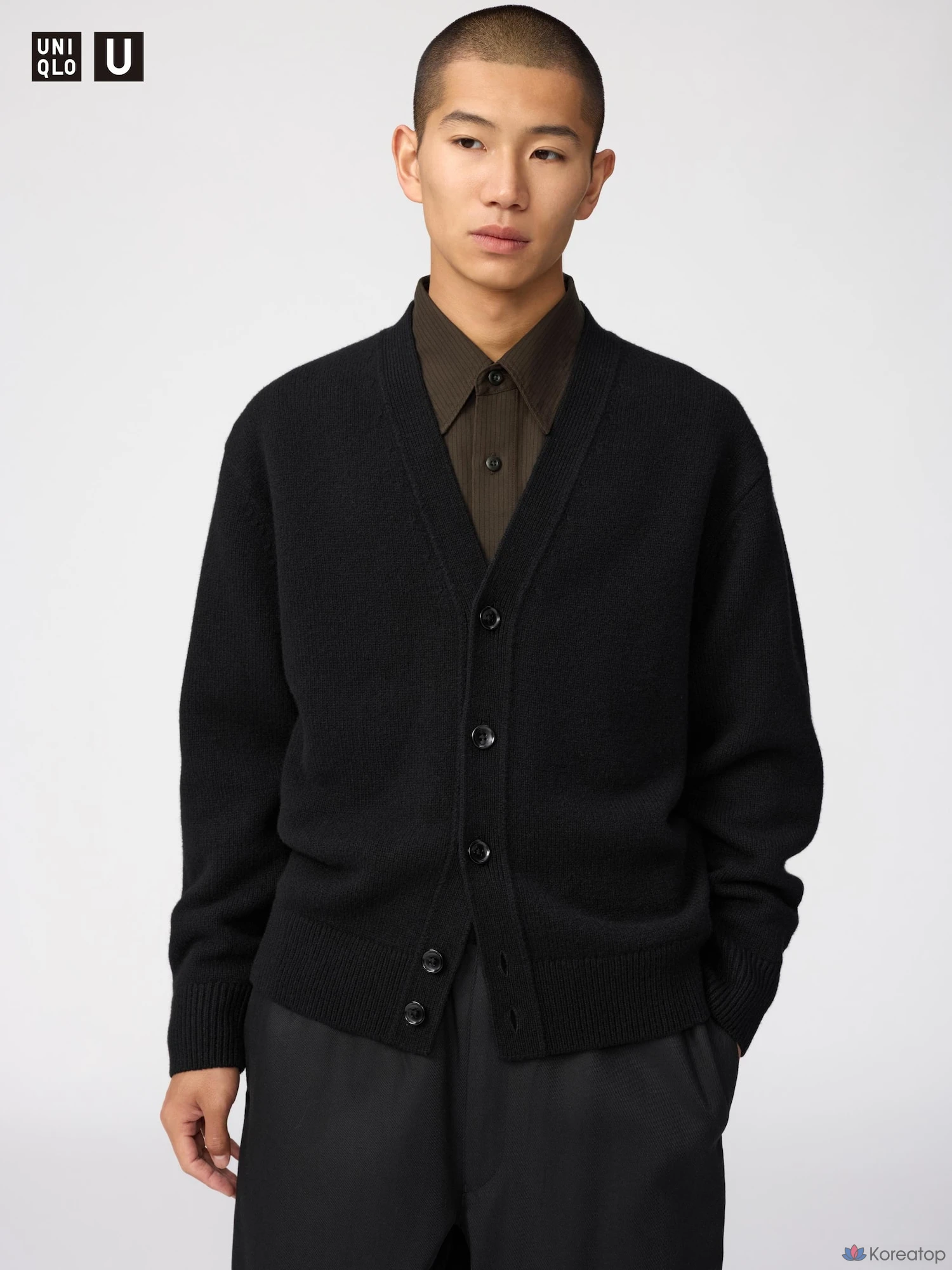 Кардиган Uniqlo Lambswool V-Neck
