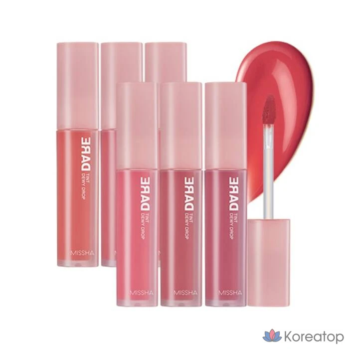 Missha Dare Tint Dewdrop 6 типов 4,3 г, Pink Pebble_MS103510, 1 шт.