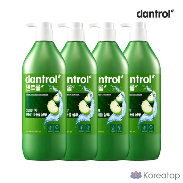 Mise en Scene Dantrol Освежающий аромат Свежего яблока Шампунь 820 мл*4, 820 мл