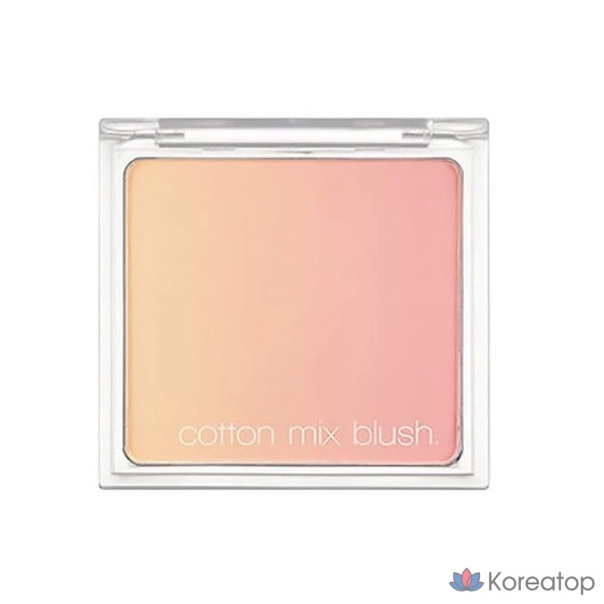 Румяна Missha Cotton Mix, 11 г, оттенок № 1 «Клубнично-банановый», 1 шт.