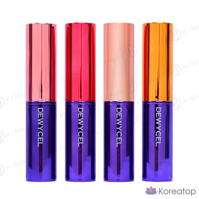 Тинтирующий бальзам для губ DEWYCEL, 4 вида, 03. Коралловый оттенок, 4,5 г, 1 шт.