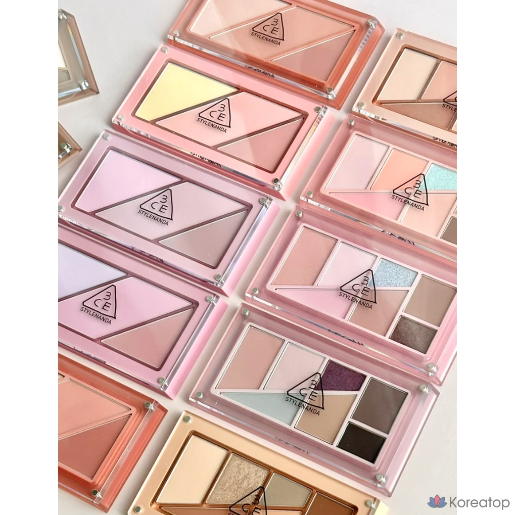 3CE Layer It All Eye Palette, 1 шт., 3CE Eye Palette (PINK HAZE), фото 4