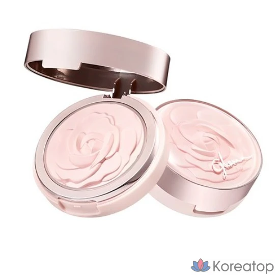 Missha Glow Tone-Up Rose Pact SPF50+ PA++++ 11 г, для выравнивания тона кожи, 1 упаковка
