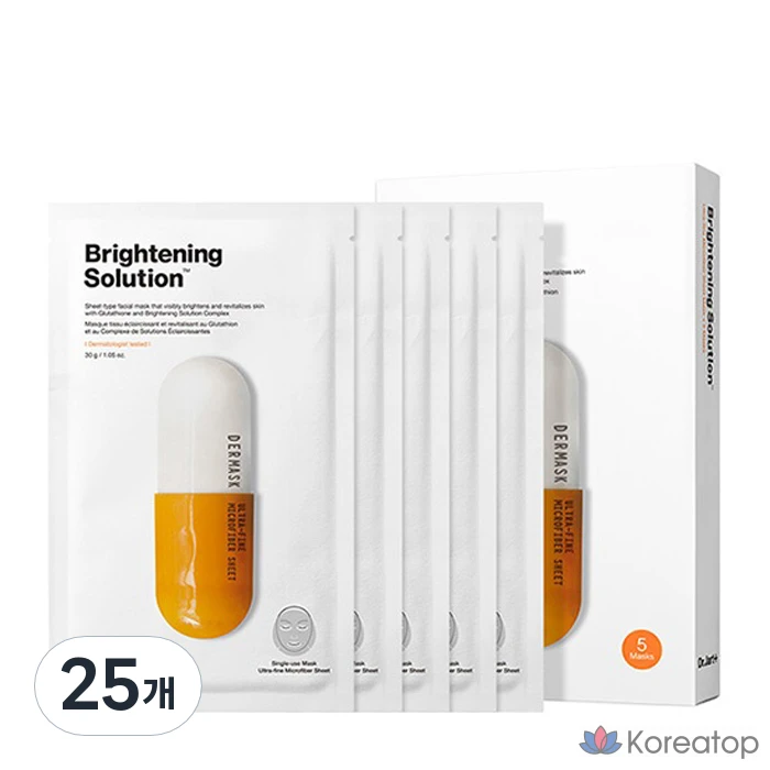 Осветляющий раствор Dr. Jart+ Dermask Microjet, 30 г, 1 упаковка, 25 штук.