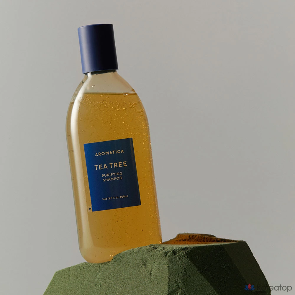 Очищающий шампунь с маслом чайного дерева Aromatica, 400 мл, 1 флакон.