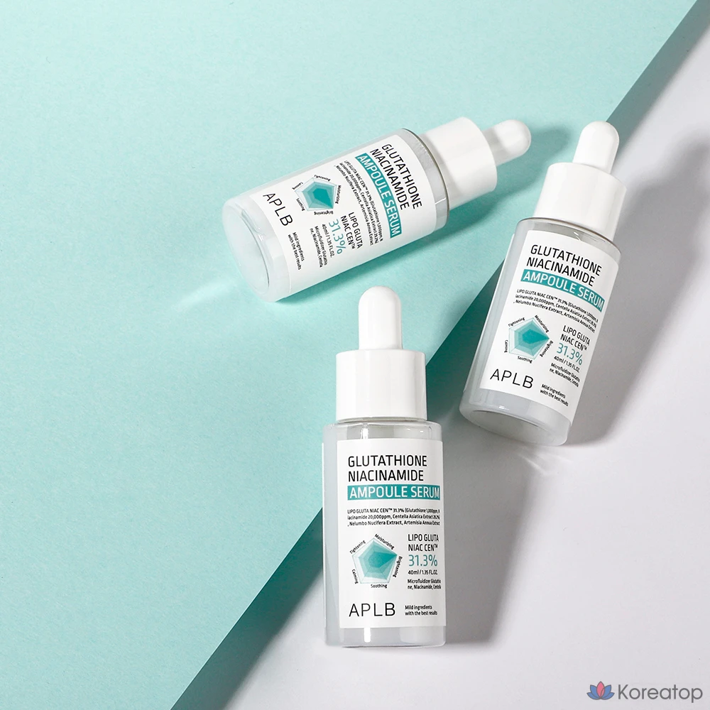 Ампульная сыворотка APLB Glutathione Niacinamide Ampoule Serum, 40 мл, 1 шт.