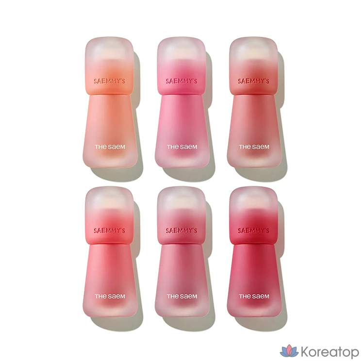 Кремовый тинт для губ The Saem Crema Velvet Tint, 2,5 г, 10 лепестков, 1 шт.