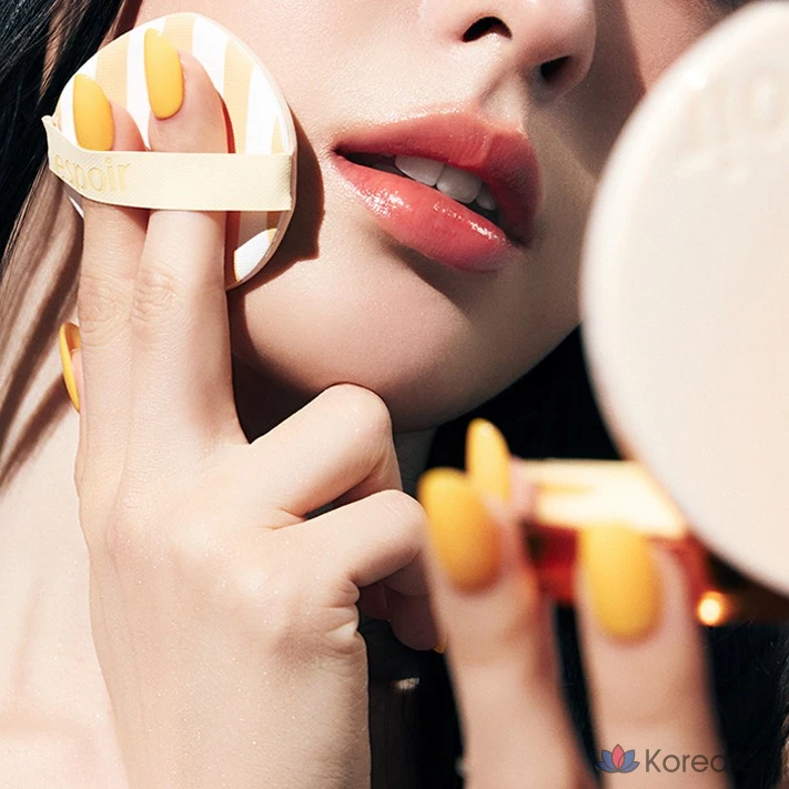 Тональный крем-кушон Espoir Biglow Volume Cushion Foundation, 13 г, SPF42 PA+++, 2 спонжа, 2 г тинта для губ, набор Gleeming Cali Edition, № 20 Vanilla, 2 набора., фото 8