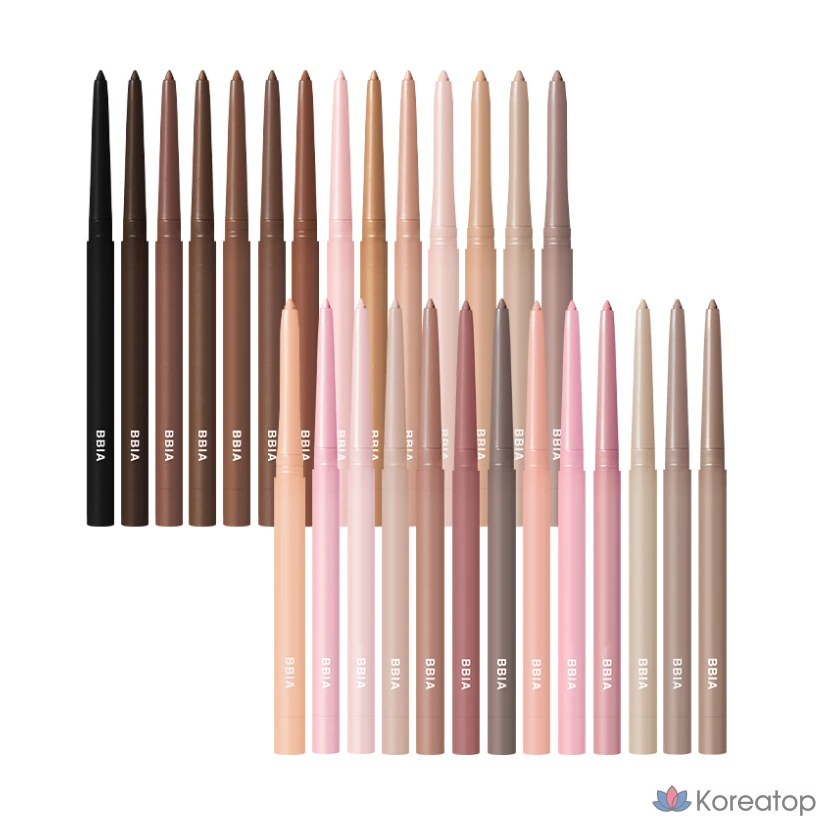 Гелевая подводка для глаз BBIA Last Auto Gel Eyeliner, 0,3 г, № 12, кремово-бежевый оттенок, 1 шт.