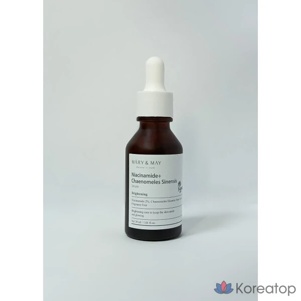 Ниацинамид Мэри и Мэй + сыворотка Chaenomeles Sinensis, 1 шт., фото 4