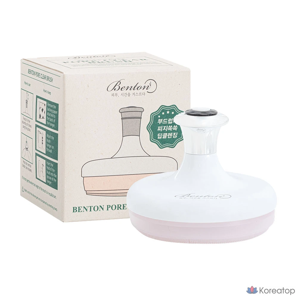Кисть для очищения пор Benton Pore Clear Brush, 1 шт., разные цвета.