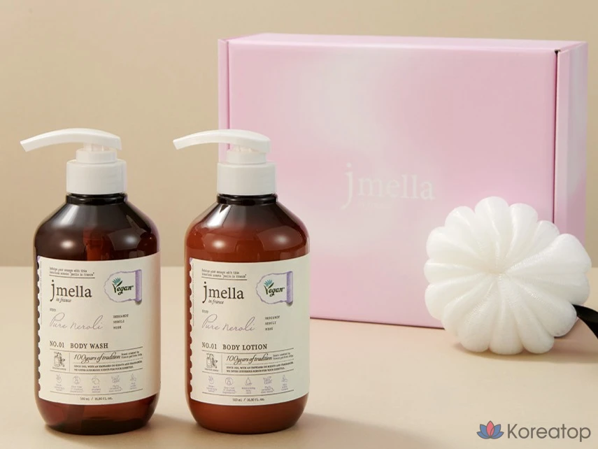 J.Mella гель для душа Pure Neroli Vegan 500 мл + лосьон для тела 500 мл, 2 комплекта., фото 2