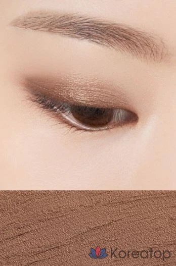 Набор двухцветных теней для век Merythod, оттенок «Золотистый орех» + «Звездный коралл», 1 шт., фото 6