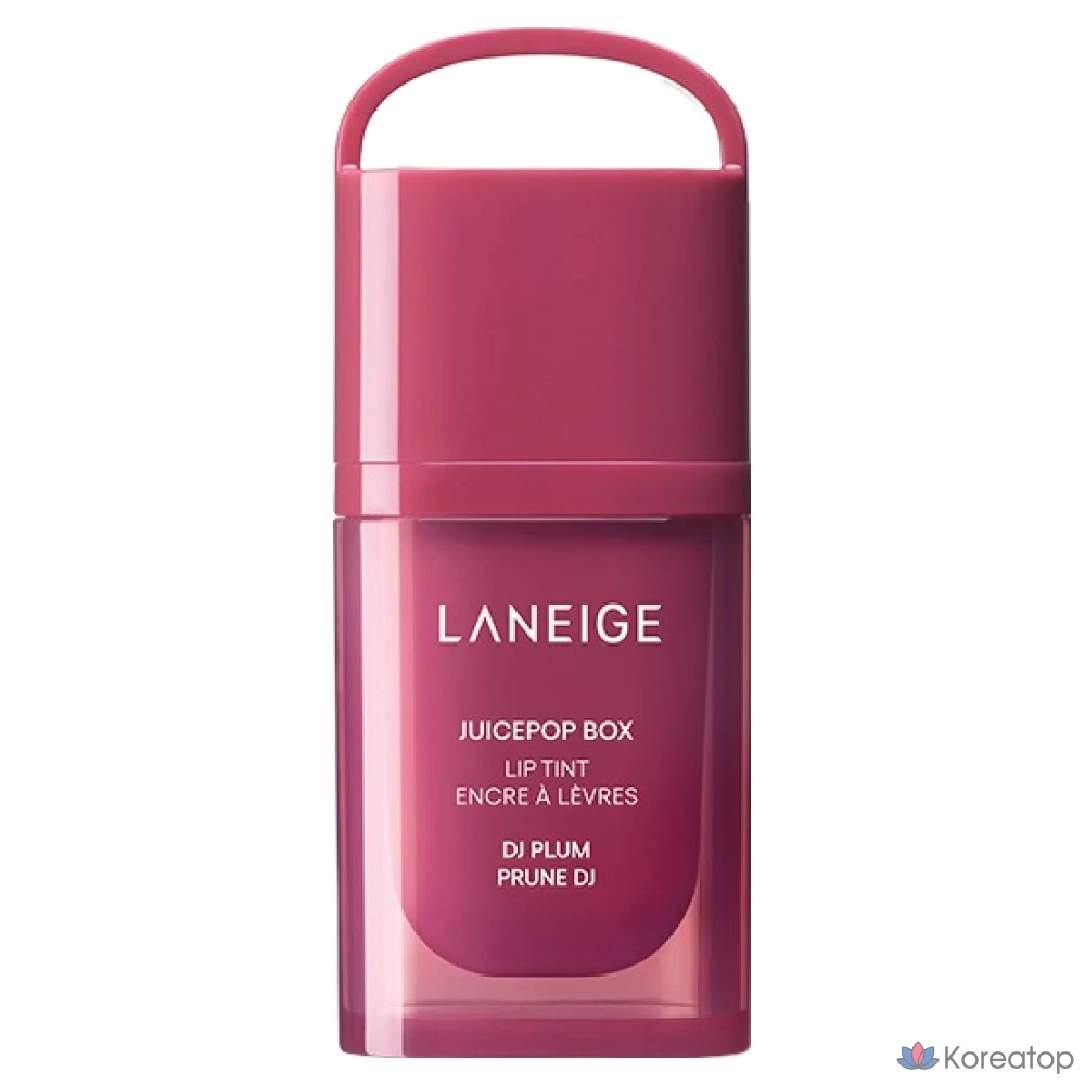 Тинт для губ LANEIGE Juice Pop Box Lip Tint, оттенок #7 DJ Plum, 4.5 г, 1 шт.
