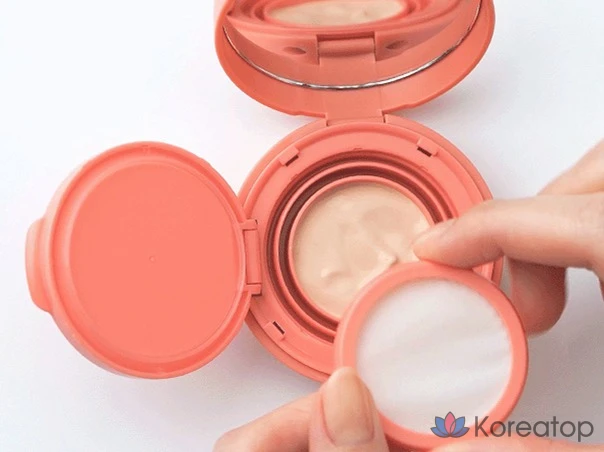 Тональный крем Giverny Close Cover Foundation Mini Portable 64 мм, розовый, 1 шт.