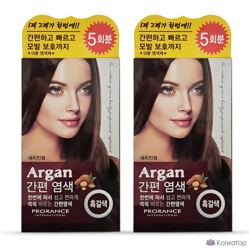 Окрашивание Prorance Argan Easy Dying, натуральный коричневый