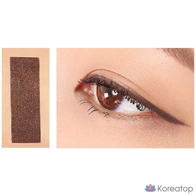 Гелевая подводка для глаз Lilybyred Stareyes Nine to Nine, 0,5 г, оттенок 07, матовый коричневый, 1 шт., фото 4