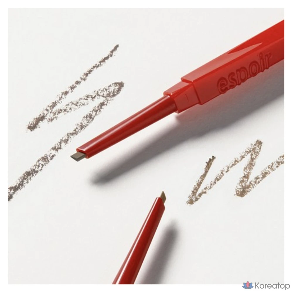 Карандаш для бровей Espoir The Brow Balance Pencil, оттенок Soft Brown, № 3, 1 шт., фото 4