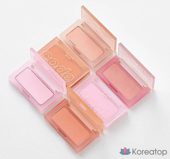 Блюшер Code glokolor Mood Touch Blusher, оттенок 05 Cotton Berry, 3.5 г, 1 шт.