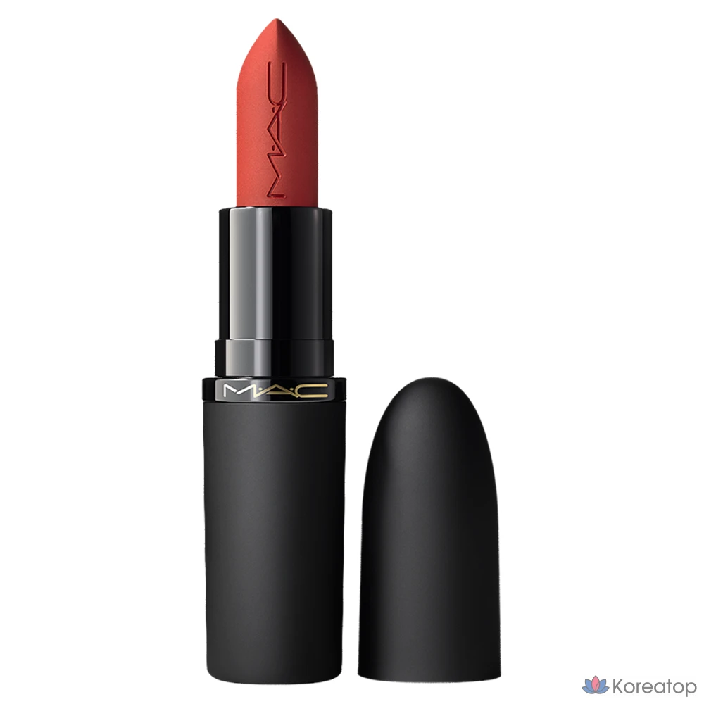 Помада Mac Powder Kiss Haze Matte Lipstick, оттенок Devoted to Chili, 1 шт.