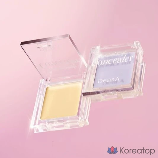 Dear.A Personal Single Concealer (Duo Set) Dear.A Concealer Concealer Palette Skin Tone Coverage Adhesion, 1 ea, No. 4 Chestnut, фото 3